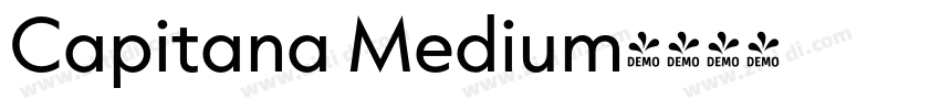 Capitana Medium字体转换